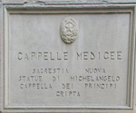 Medici Chapel- Sign
