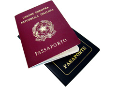 Flights to Italy - Passport